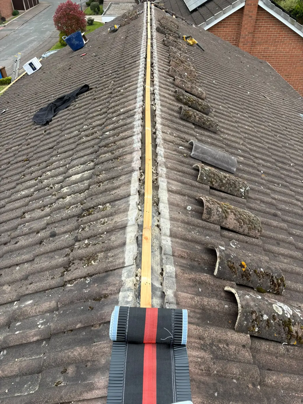 Dry ridge system installation